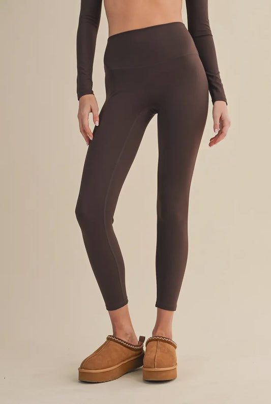 Brown High Rise Leggings