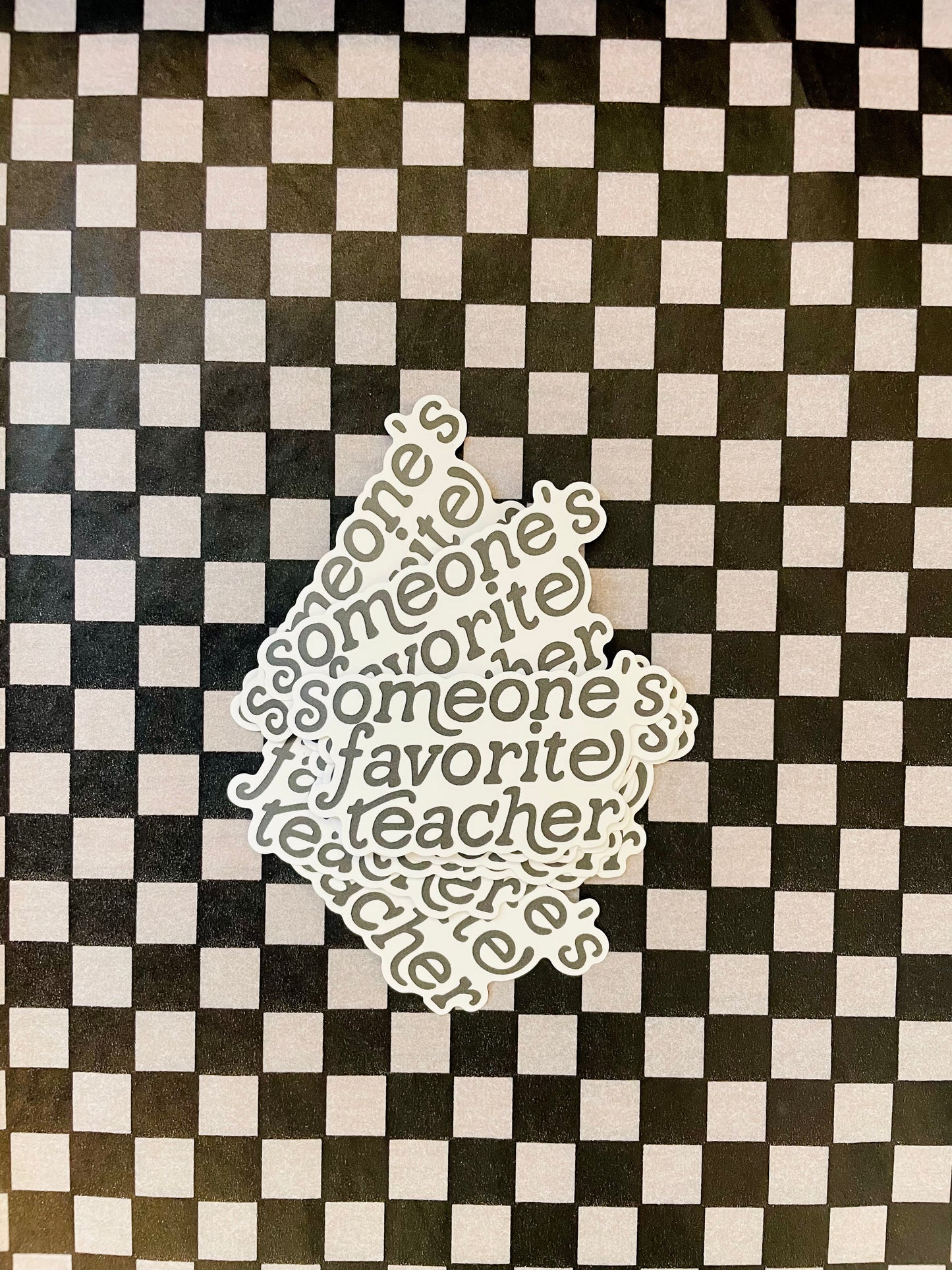 Favorite Teacher Sticker