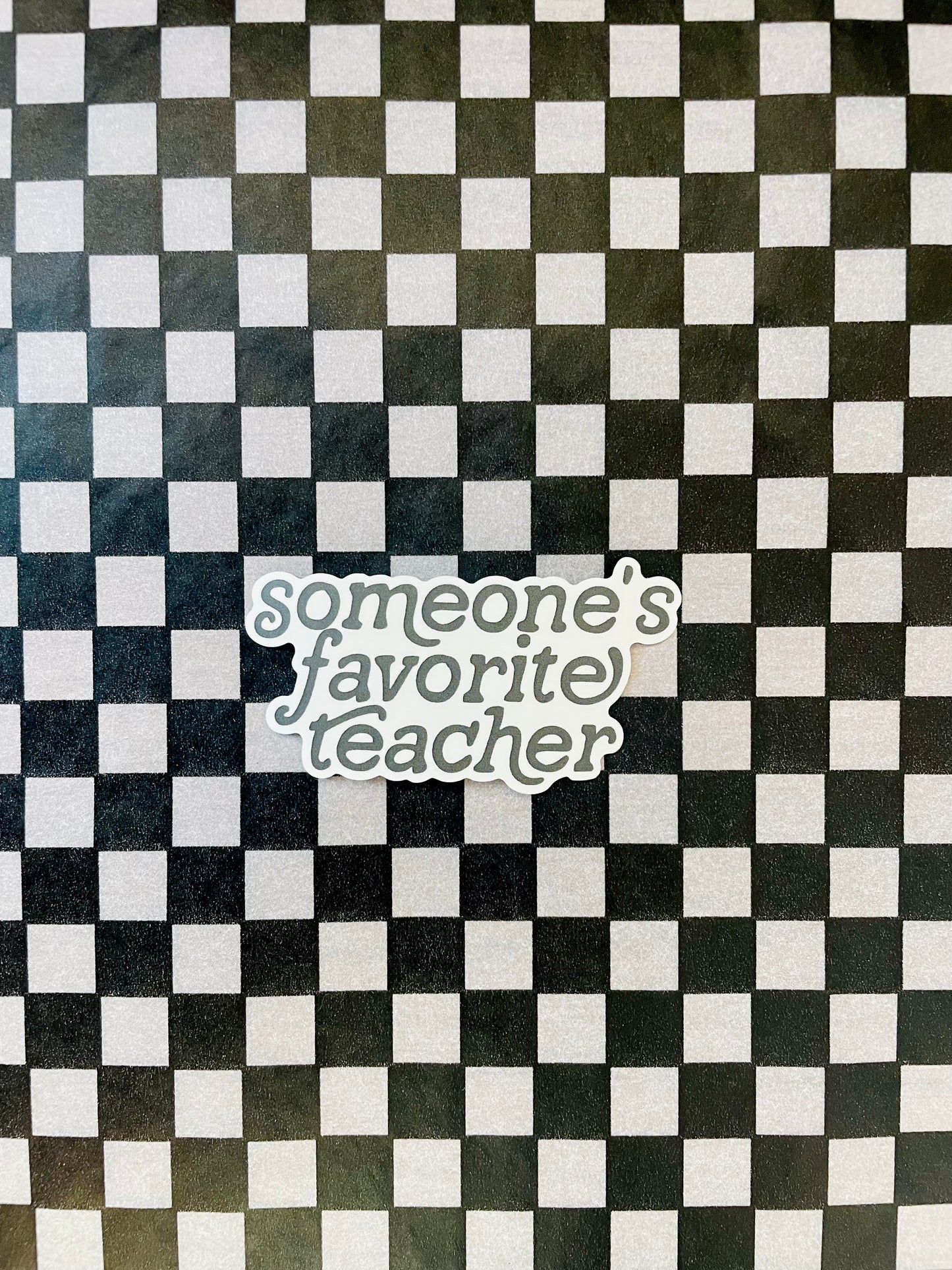 Favorite Teacher Sticker