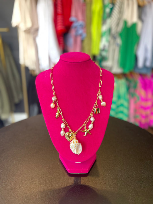 Shell Charm Necklace
