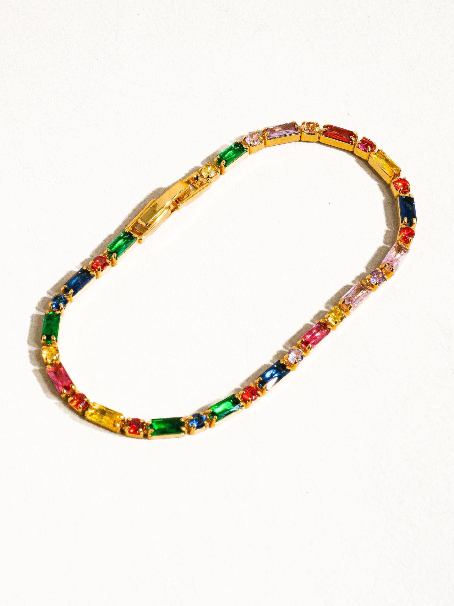 Multicolored Chain Bracelet