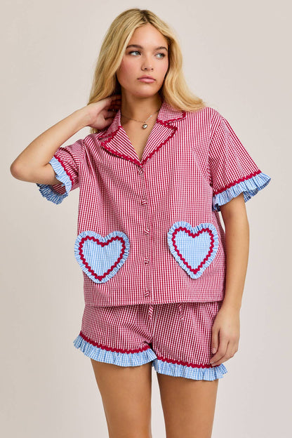Striped Hearts Set