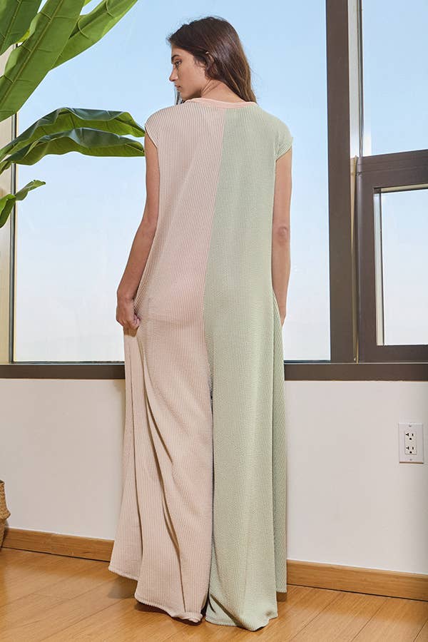 Wide Leg Button Up Jumpsuit