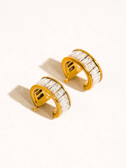 Diamond Banded Ear Cuffs