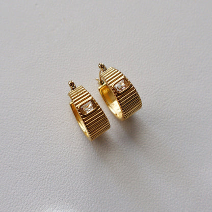 Chunky Plated Hoops