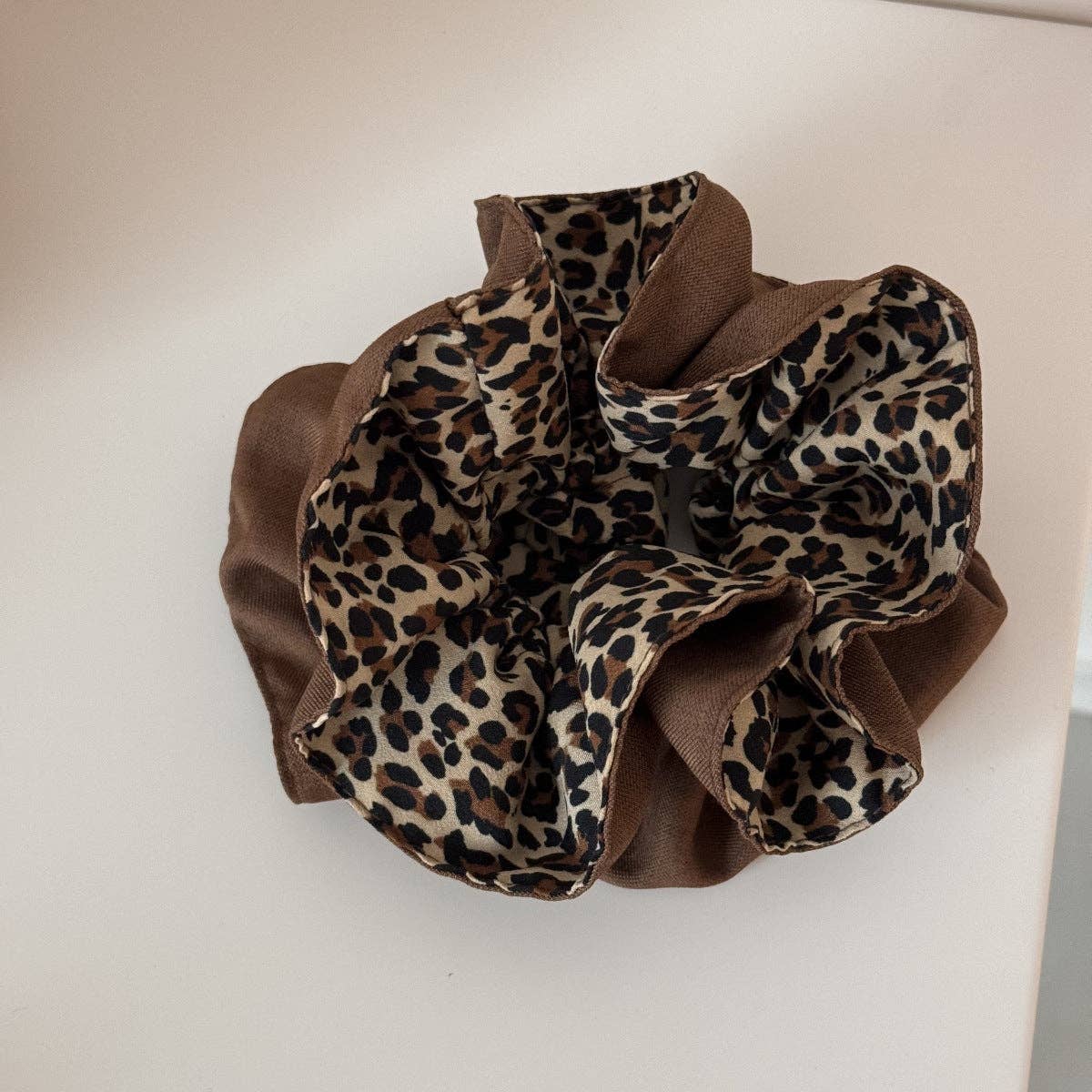 Leopard Scrunchie