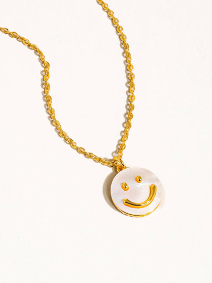 Cecil Smiley Face Necklace