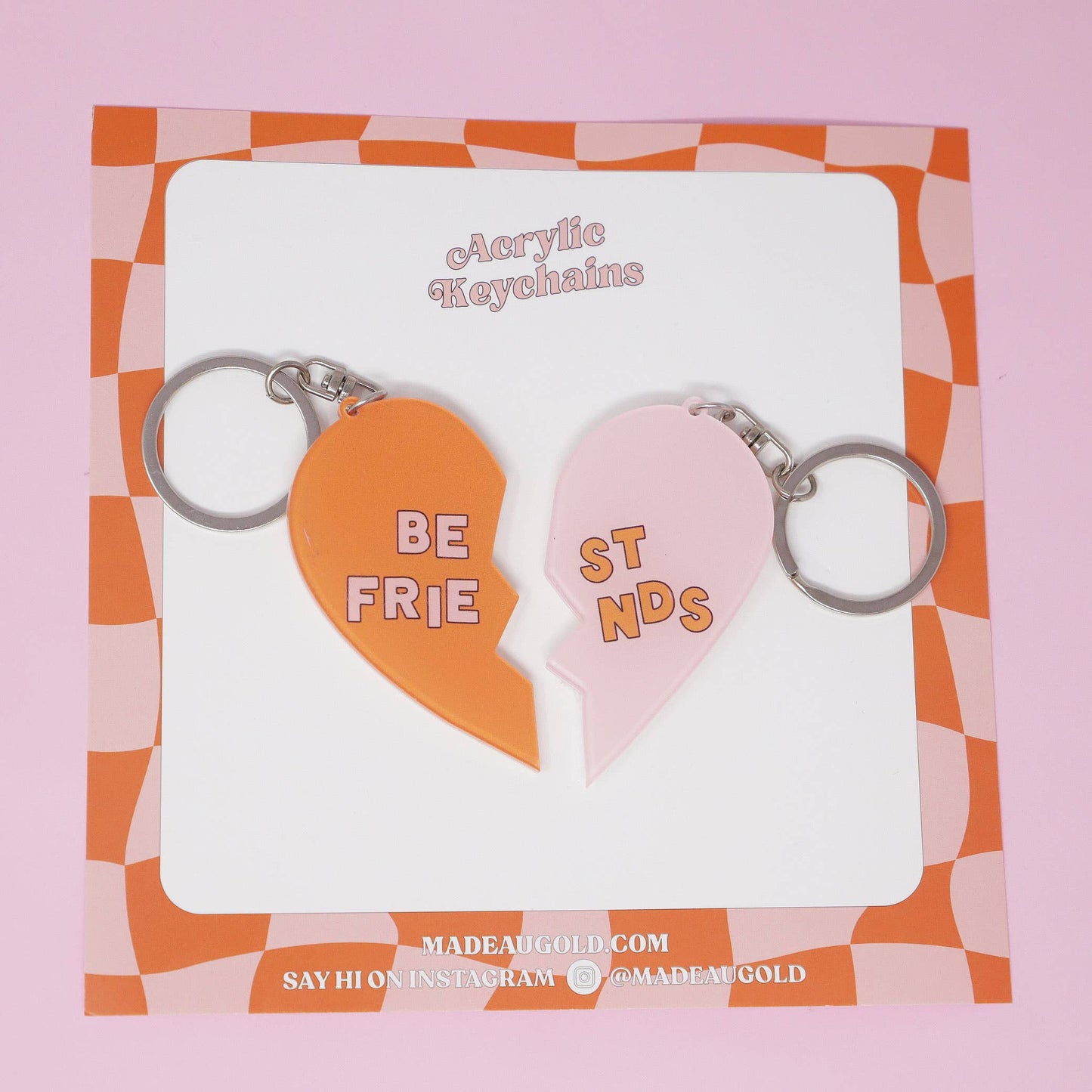 Best Friends Acrylic Keychain