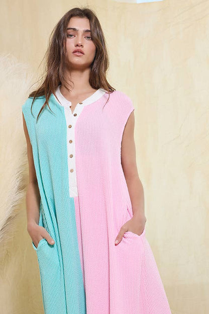 Wide Leg Button Up Jumpsuit