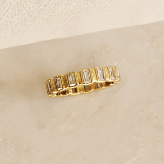 Diamond Banded Ring