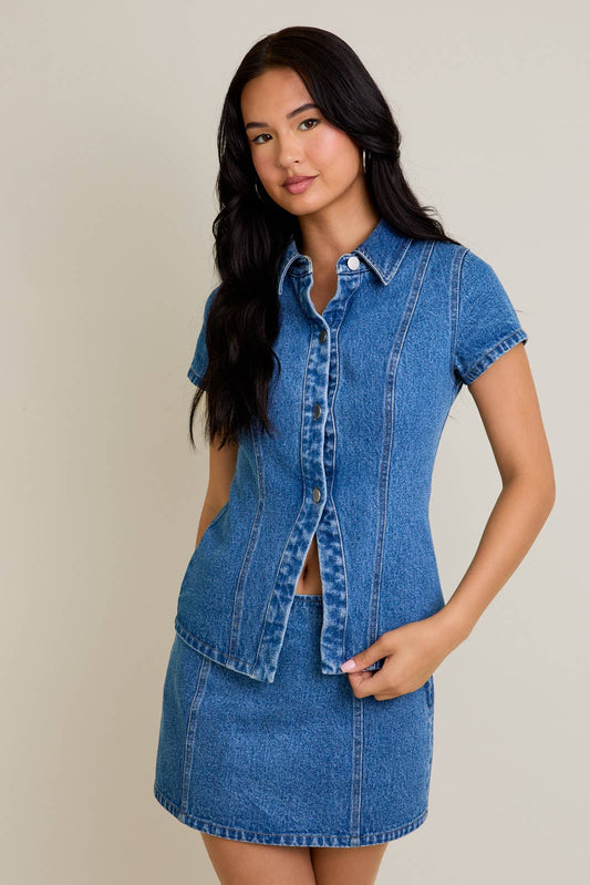 Denim Button Up Shirt