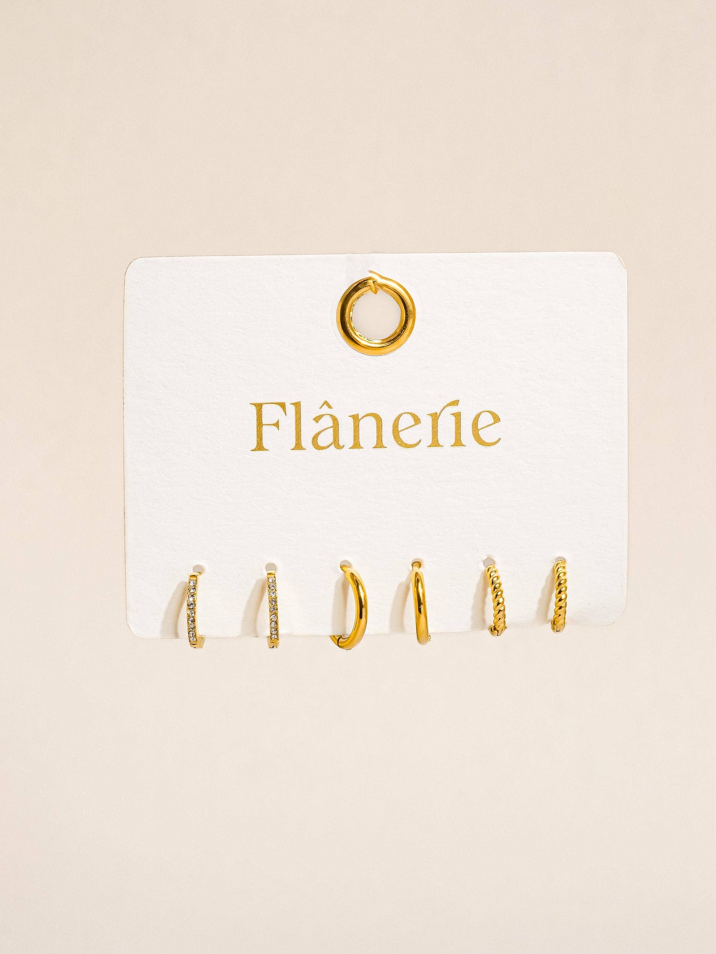 Simple Hoop Earring Set