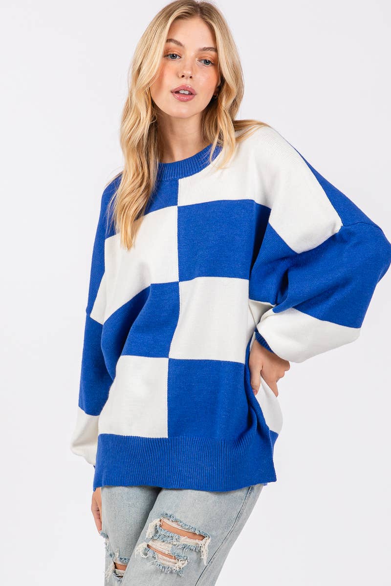 Checkered Sweater