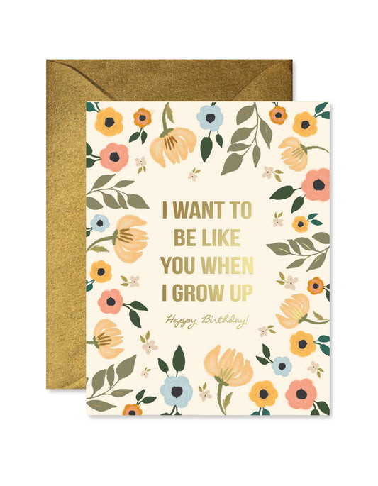 When I Grow Up Birthday Card