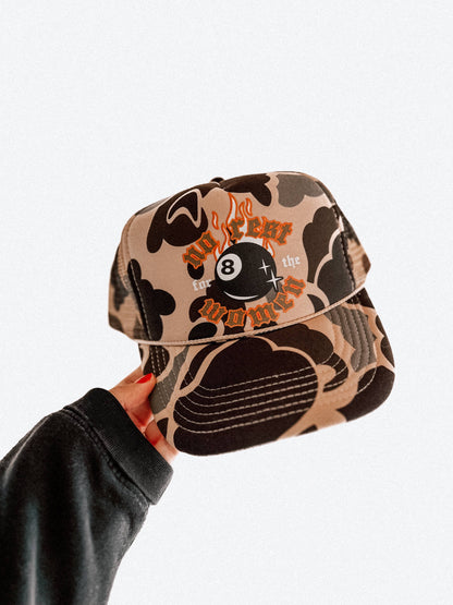 No Rest Camo Trucker Hat