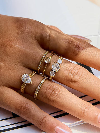 Thin Diamond Banded Ring