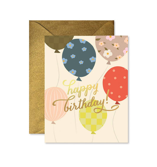Balloon Birthday Card