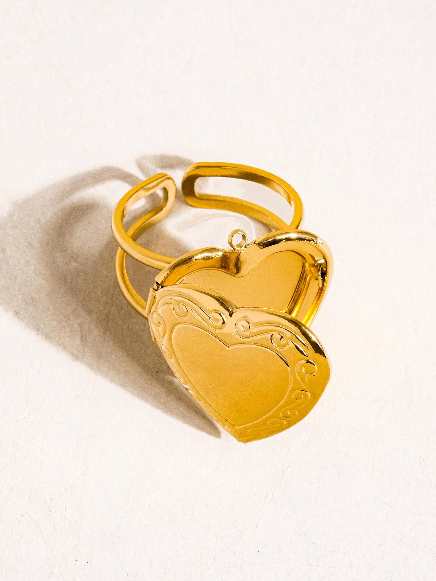 Heart Locket Ring