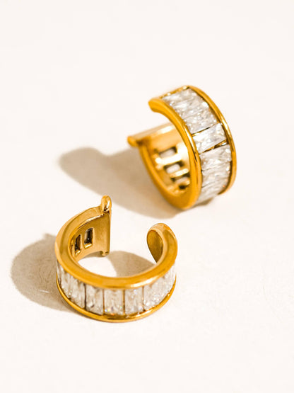 Diamond Banded Ear Cuffs