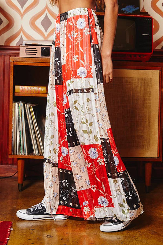 Scarlet Floral Pants