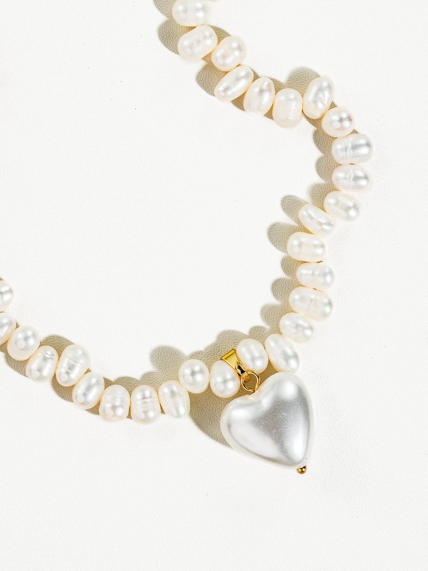 Agape Pearl Heart Choker