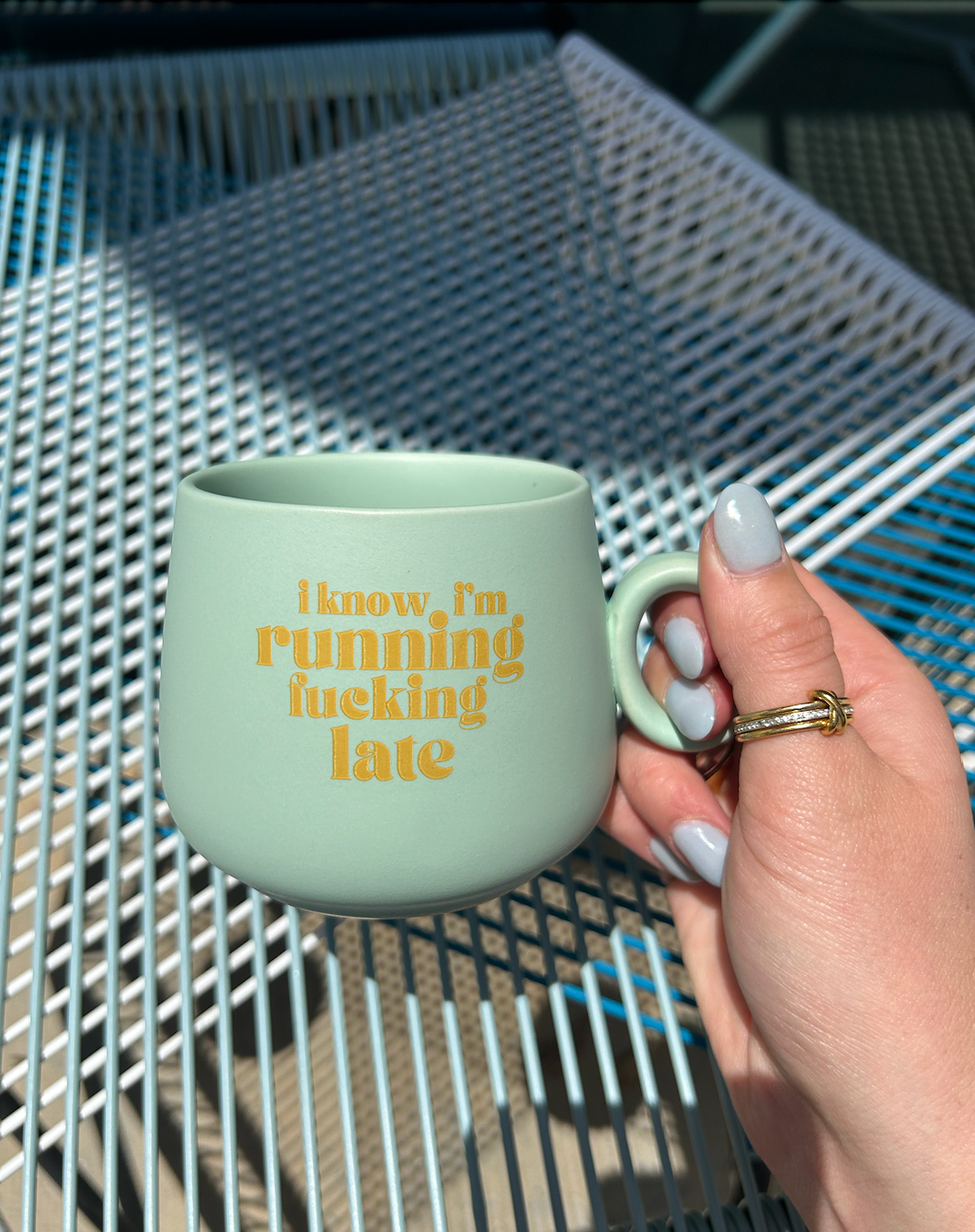 Running Fucking Late Mug